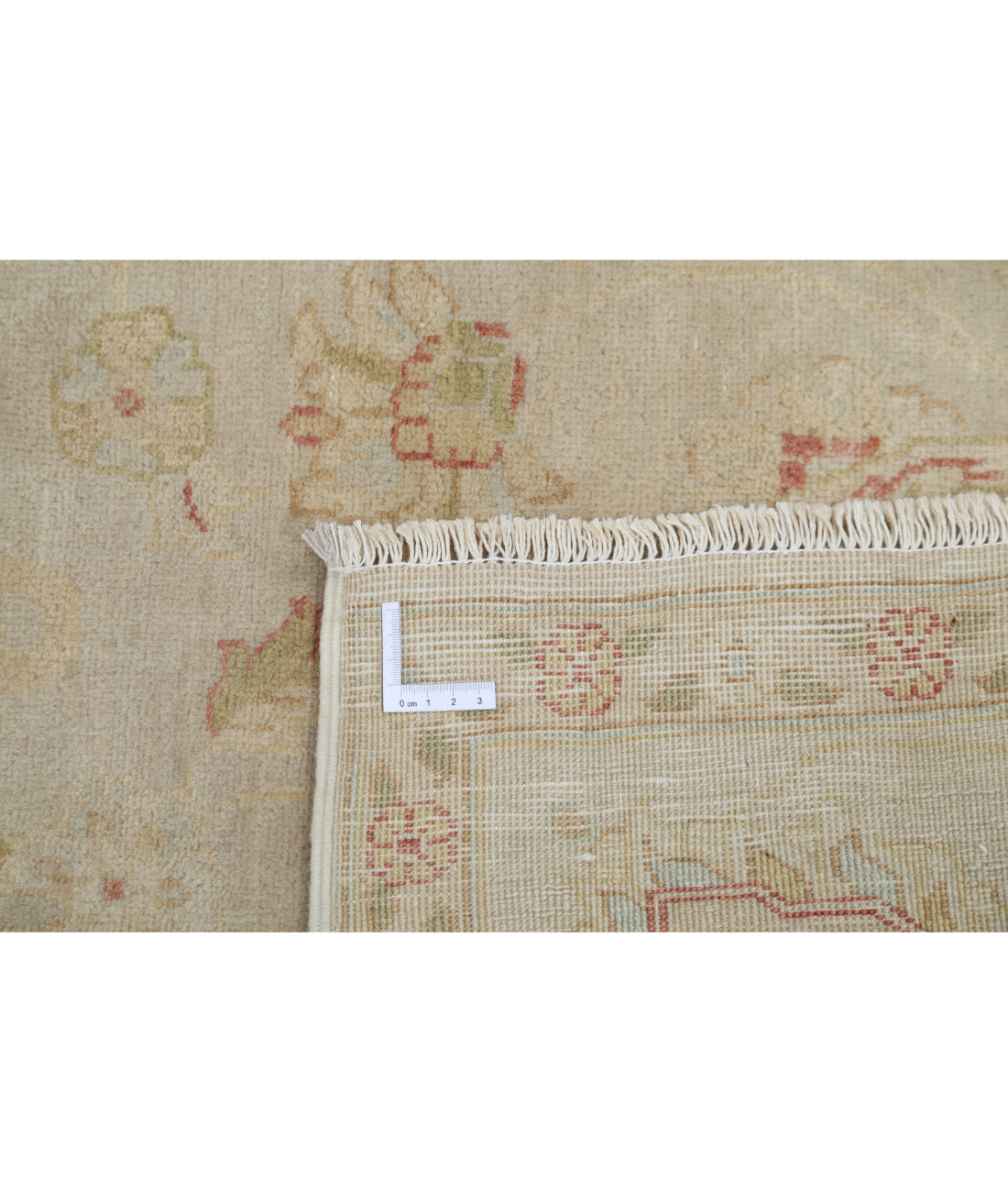 Ziegler 6'0'' X 8'6'' Hand-Knotted Wool Rug 6'0'' x 8'6'' (180 X 255) / Ivory / Blue