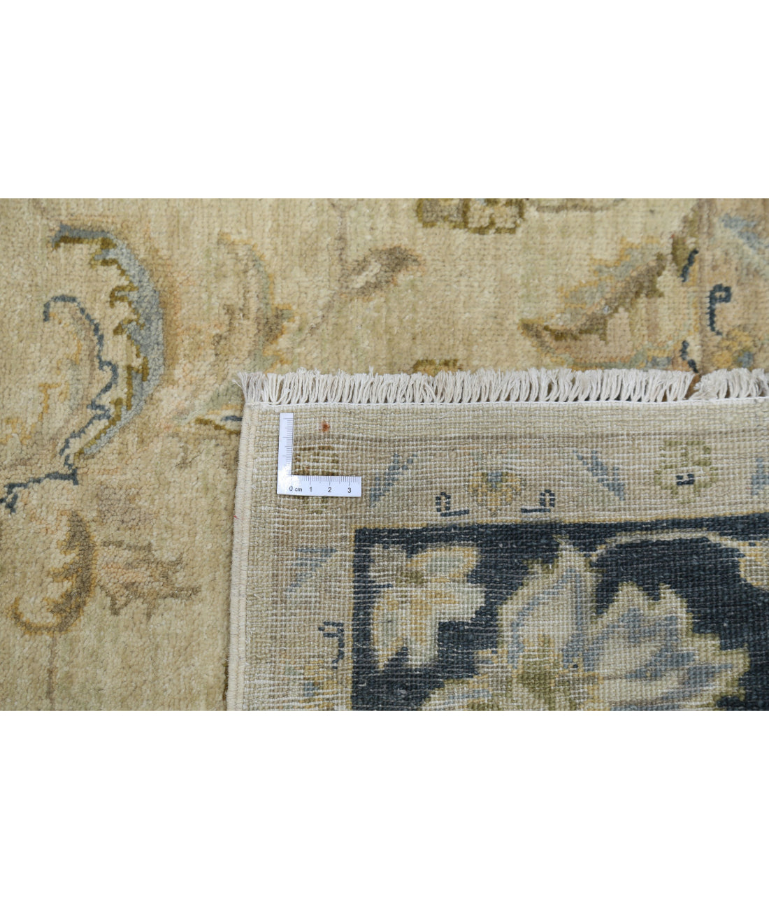 Ziegler 5'6'' X 8'4'' Hand-Knotted Wool Rug 5'6'' x 8'4'' (165 X 250) / Ivory / Blue