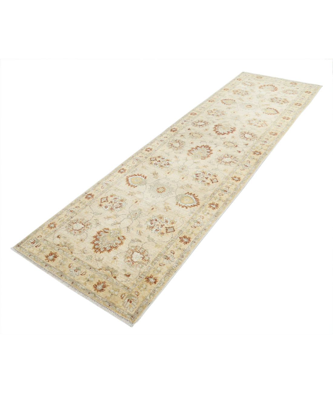 Ziegler 2'10'' X 10'0'' Hand-Knotted Wool Rug 2'10'' x 10'0'' (85 X 300) / Beige / N/A