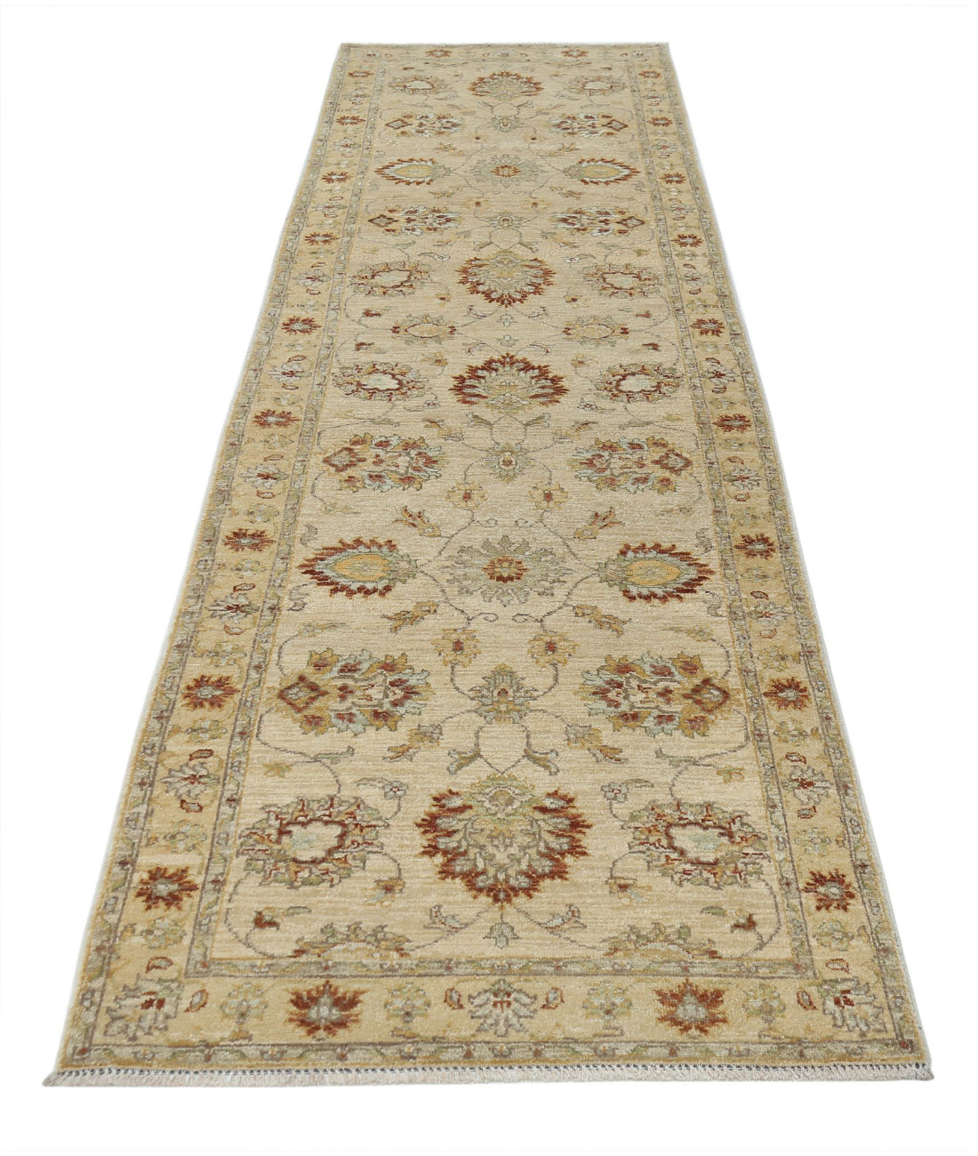 Ziegler 2'10'' X 10'0'' Hand-Knotted Wool Rug 2'10'' x 10'0'' (85 X 300) / Beige / N/A