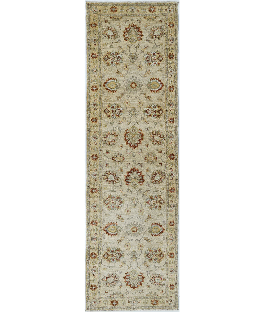 Ziegler 2'10'' X 10'0'' Hand-Knotted Wool Rug 2'10'' x 10'0'' (85 X 300) / Beige / N/A