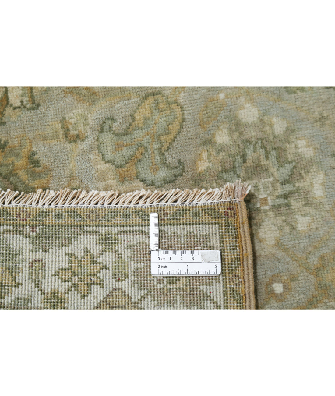 Ziegler 2'8'' X 11'8'' Hand-Knotted Wool Rug 2'8'' x 11'8'' (80 X 350) / Grey / Ivory