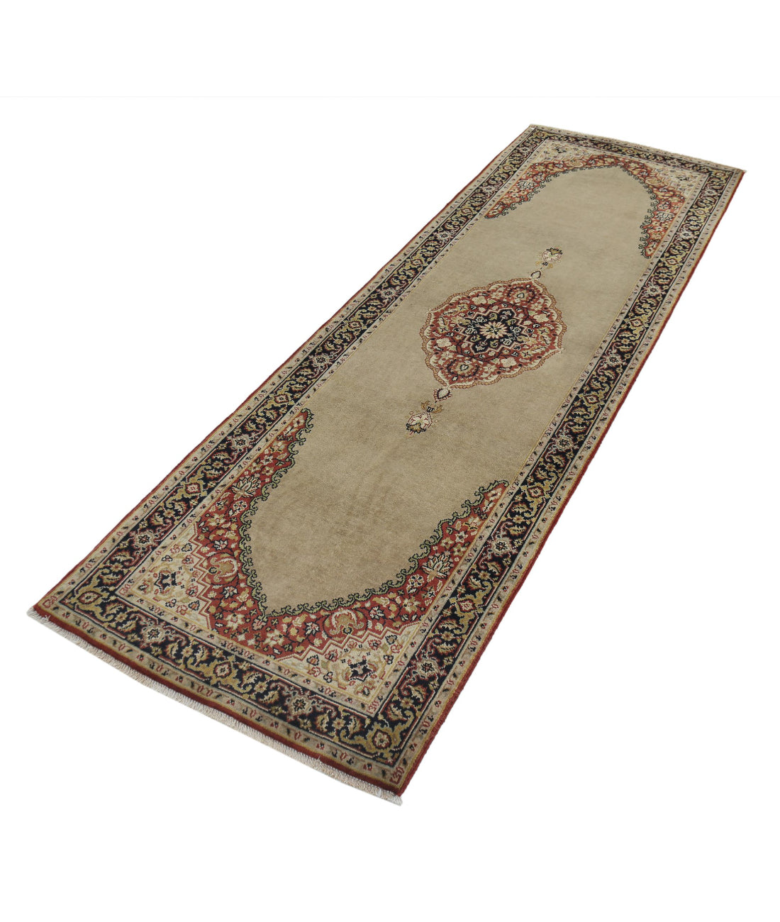 Ziegler 2'7'' X 8'0'' Hand-Knotted Wool Rug 2'7'' x 8'0'' (78 X 240) / Beige / N/A