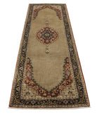 Ziegler 2'7'' X 8'0'' Hand-Knotted Wool Rug 2'7'' x 8'0'' (78 X 240) / Beige / N/A