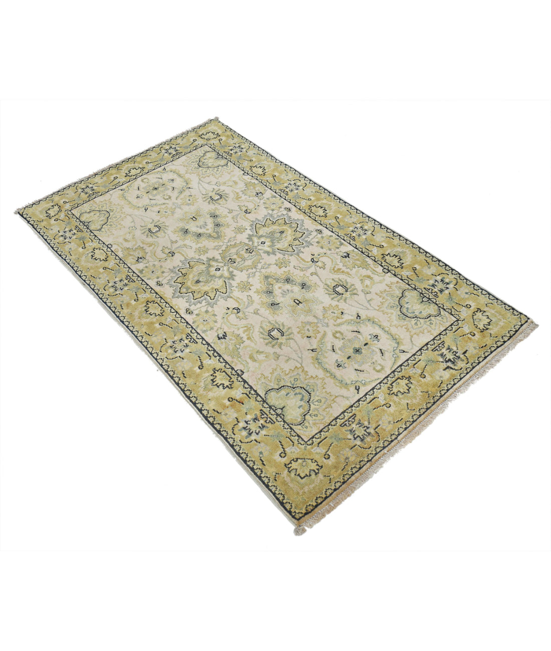 Ziegler 2'10'' X 4'10'' Hand-Knotted Wool Rug 2'10'' x 4'10'' (85 X 145) / Beige / N/A