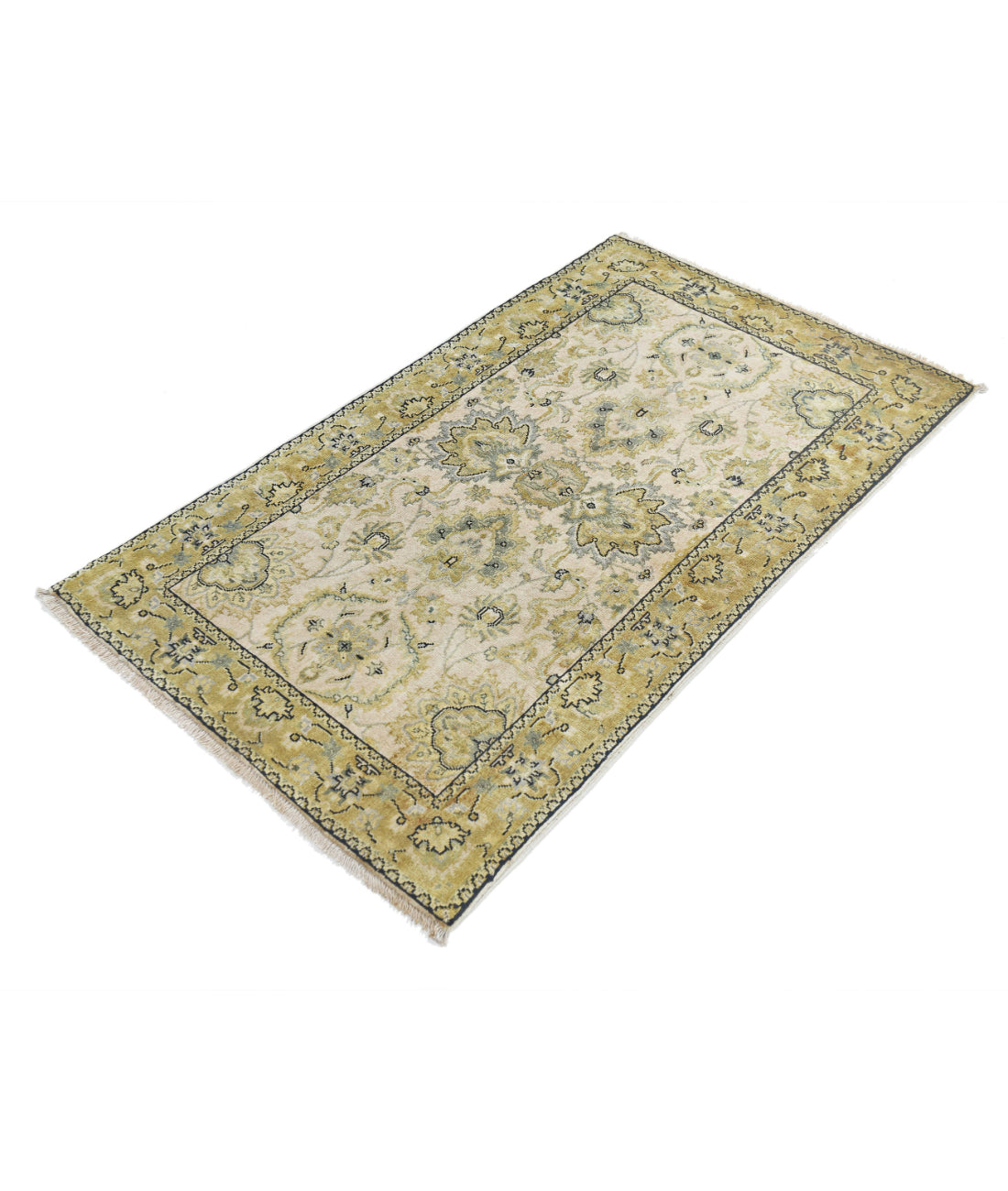 Ziegler 2'10'' X 4'10'' Hand-Knotted Wool Rug 2'10'' x 4'10'' (85 X 145) / Beige / N/A