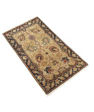 Ziegler 1'9'' X 3'3'' Hand-Knotted Wool Rug 1'9'' x 3'3'' (53 X 98) / Beige / N/A