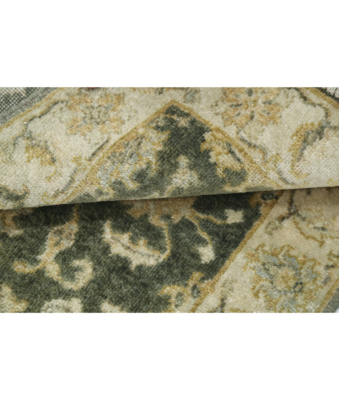 Ziegler 2'0'' X 2'10'' Hand-Knotted Wool Rug 2'0'' x 2'10'' (60 X 85) / Green / N/A