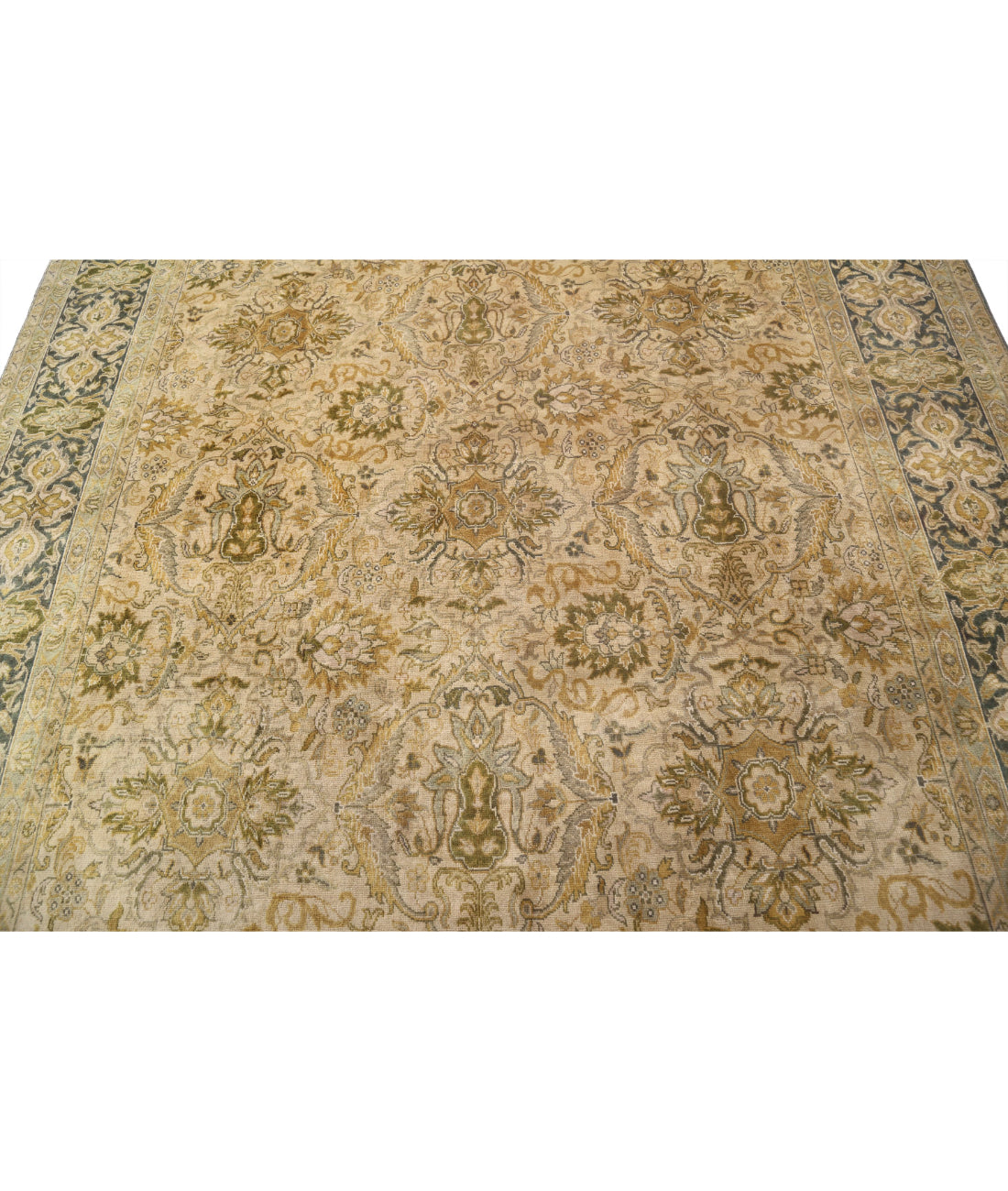 Ziegler 7'8'' X 10'1'' Hand-Knotted Wool Rug 7'8'' x 10'1'' (230 X 303) / Beige / Blue