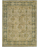 Ziegler 7'8'' X 10'1'' Hand-Knotted Wool Rug 7'8'' x 10'1'' (230 X 303) / Beige / Blue