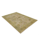 Ziegler 5'5'' X 7'11'' Hand-Knotted Wool Rug 5'5'' x 7'11'' (163 X 238) / Beige / Green