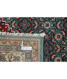 Ziegler 5'9'' X 8'6'' Hand-Knotted Wool Rug 5'9'' x 8'6'' (173 X 255) / Green / Ivory