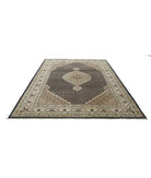 Ziegler 6'7'' X 9'10'' Hand-Knotted Wool Rug 6'7'' x 9'10'' (198 X 295) / Black / N/A