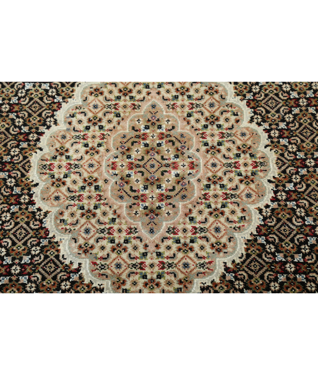 Ziegler 6'0'' X 6'1'' Hand-Knotted Wool Rug 6'0'' x 6'1'' (180 X 183) / Black / N/A