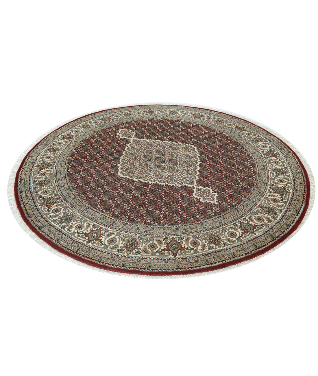 Ziegler 6'6'' X 6'8'' Hand-Knotted Wool Rug 6'6'' x 6'8'' (195 X 200) / Red / N/A