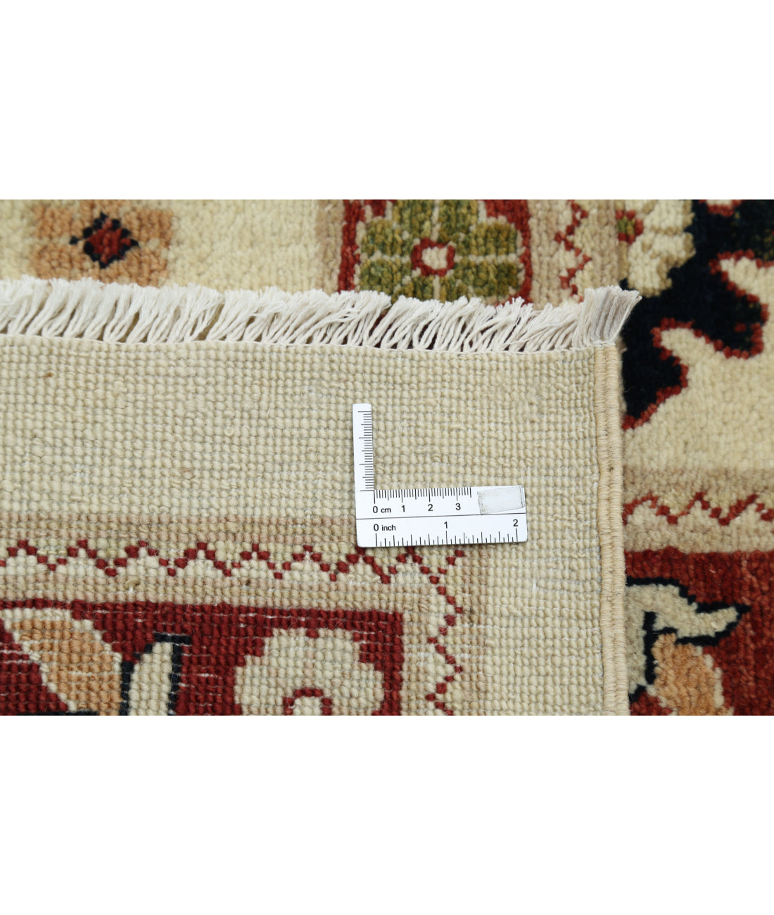 Ziegler 11'7'' X 17'7'' Hand-Knotted Wool Rug 11'7'' x 17'7'' (348 X 528) / Ivory / N/A