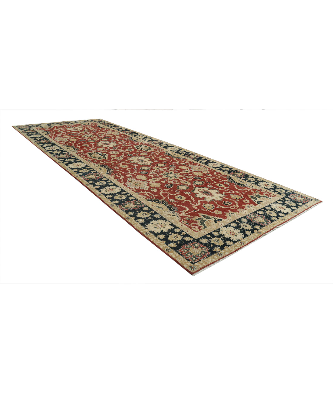 Ziegler 7'10'' X 20'2'' Hand-Knotted Wool Rug 7'10'' x 20'2'' (235 X 605) / Red / N/A