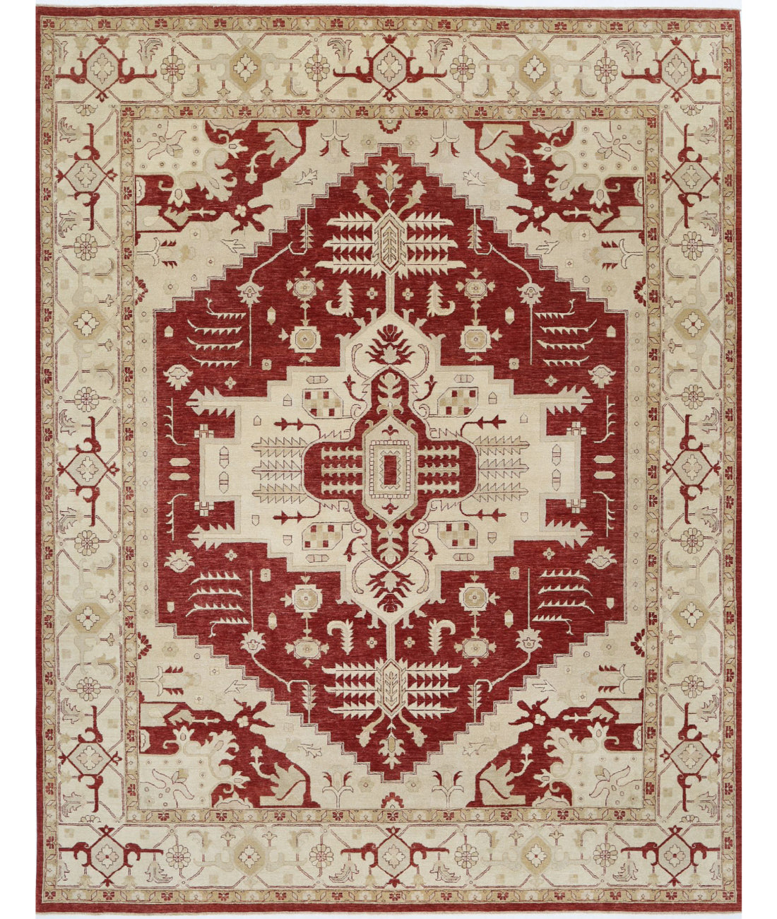 Ziegler 11'8'' X 14'11'' Hand-Knotted Wool Rug 11'8'' x 14'11'' (350 X 448) / Rust / N/A