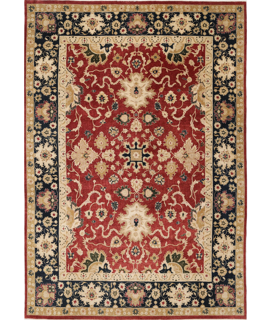 Ziegler 13'5'' X 19'1'' Hand-Knotted Wool Rug 13'5'' x 19'1'' (403 X 573) / Red / N/A