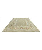 Ziegler 9'1'' X 12'1'' Hand-Knotted Wool Rug 9'1'' x 12'1'' (273 X 363) / Green / Ivory