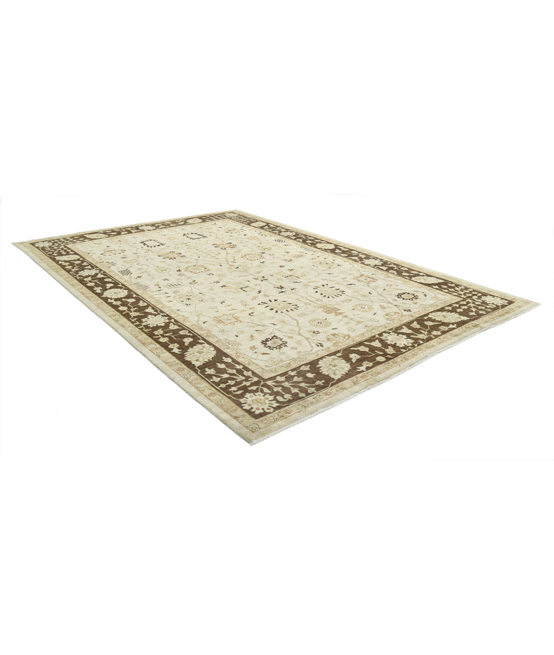 Ziegler 9'2'' X 13'2'' Hand-Knotted Wool Rug 9'2'' x 13'2'' (275 X 395) / Beige / N/A