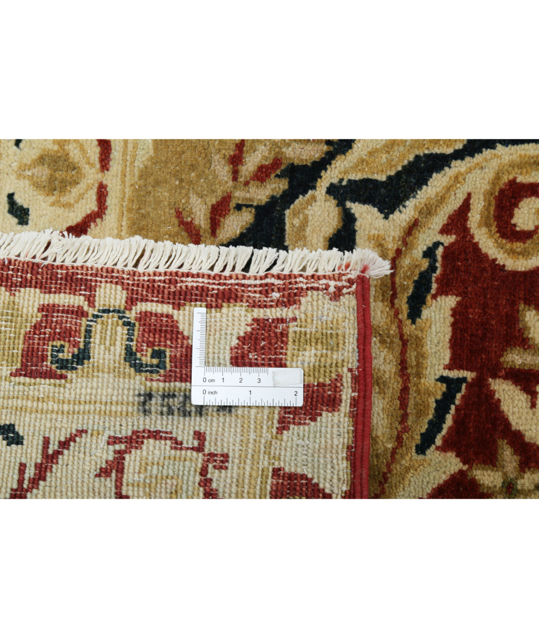 Ziegler 9'0'' X 12'2'' Hand-Knotted Wool Rug 9'0'' x 12'2'' (270 X 365) / Red / Tan