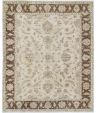 Ziegler 8'0'' X 9'9'' Hand-Knotted Wool Rug 8'0'' x 9'9'' (240 X 293) / Beige / N/A