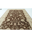 Ziegler 8'8'' X 11'1'' Hand-Knotted Wool Rug 8'8'' x 11'1'' (260 X 333) / Brown / Ivory