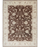 Ziegler 8'8'' X 11'1'' Hand-Knotted Wool Rug 8'8'' x 11'1'' (260 X 333) / Brown / Ivory