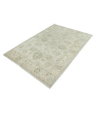 Ziegler 4'4'' X 6'4'' Hand-Knotted Wool Rug 4'4'' x 6'4'' (130 X 190) / Ivory / N/A