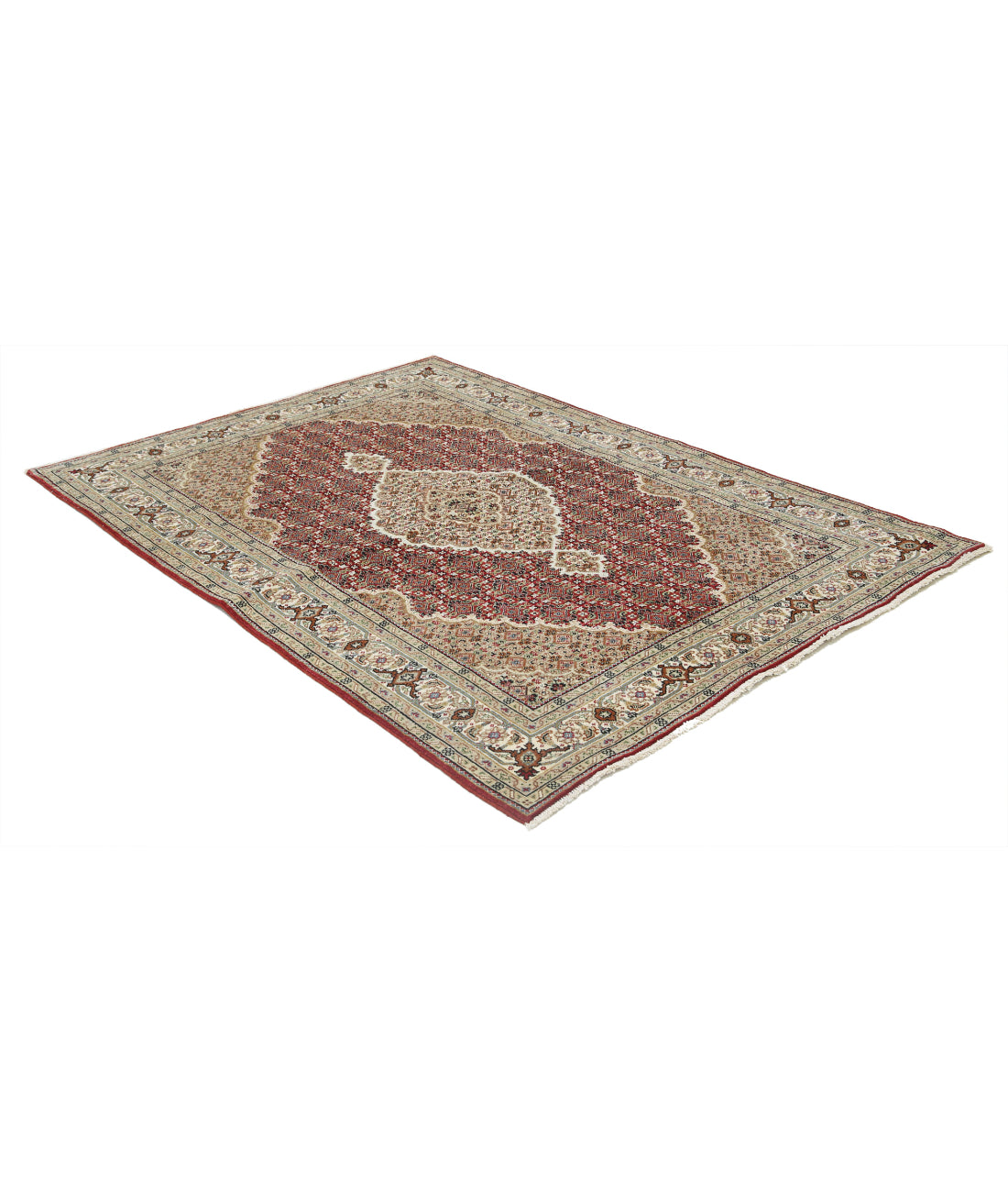 Ziegler 4'8'' X 6'7'' Hand-Knotted Wool Rug 4'8'' x 6'7'' (140 X 198) / Red / N/A