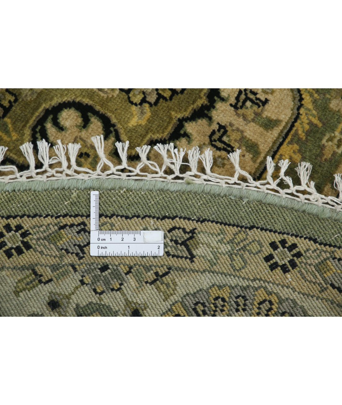 Ziegler 5'11'' X 6'3'' Hand-Knotted Wool Rug 5'11'' x 6'3'' (178 X 188) / Ivory / Green