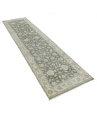 Ziegler 2'7'' X 9'11'' Hand-Knotted Wool Rug 2'7'' x 9'11'' (78 X 298) / Grey / Ivory