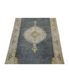 Ziegler 2'6'' X 7'9'' Hand-Knotted Wool Rug 2'6'' x 7'9'' (75 X 233) / Grey / Ivory