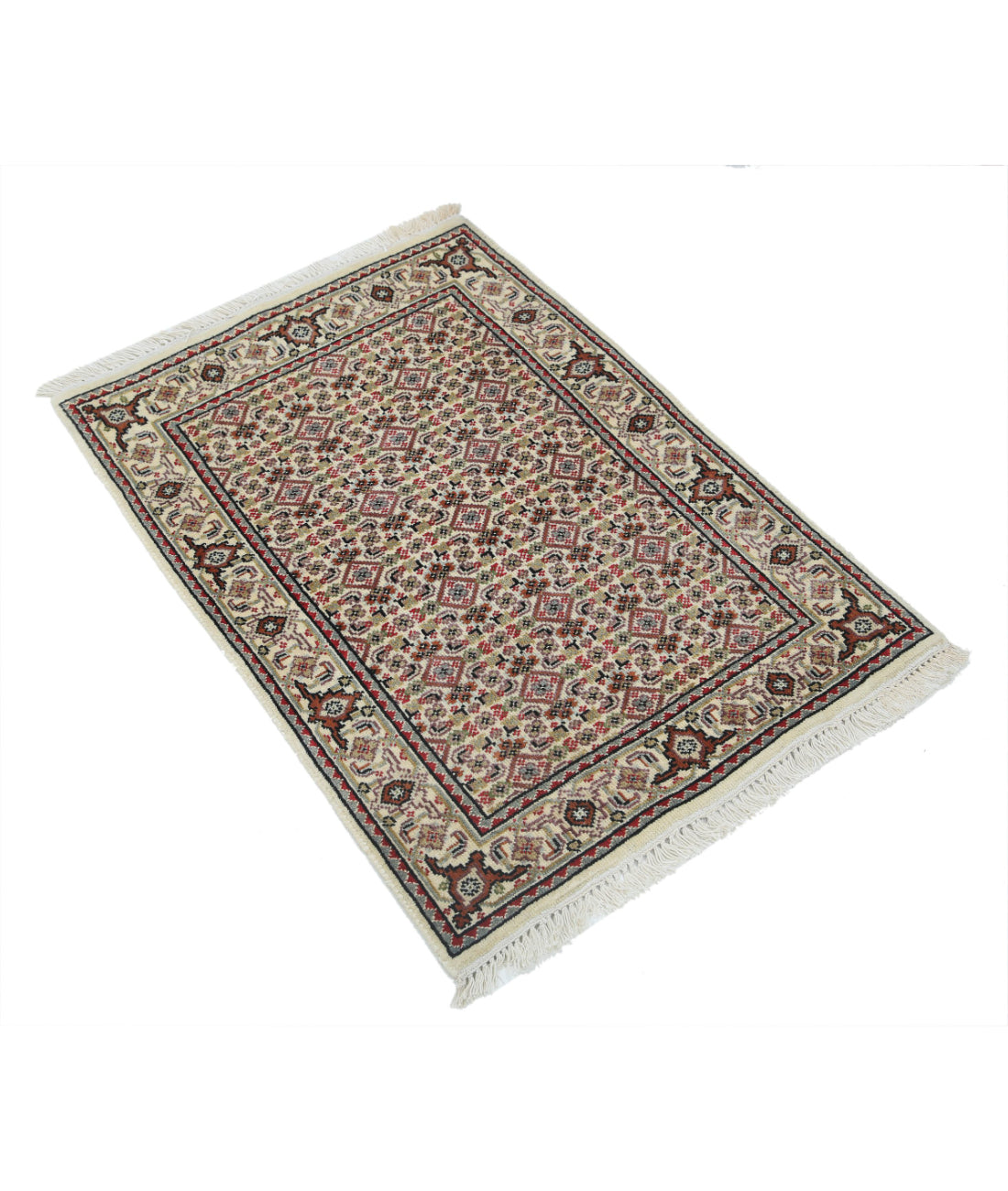 Ziegler 2'2'' X 3'1'' Hand-Knotted Wool Rug 2'2'' x 3'1'' (65 X 93) / Beige / N/A