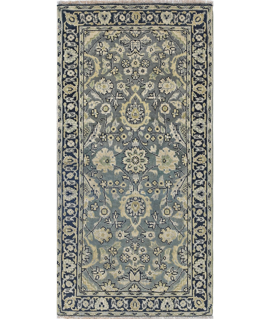 Ziegler 1'11'' X 3'11'' Hand-Knotted Wool Rug 1'11'' x 3'11'' (58 X 118) / Green / N/A