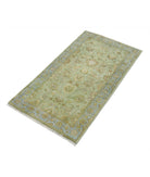 Ziegler 2'0'' X 3'9'' Hand-Knotted Wool Rug 2'0'' x 3'9'' (60 X 113) / Green / N/A