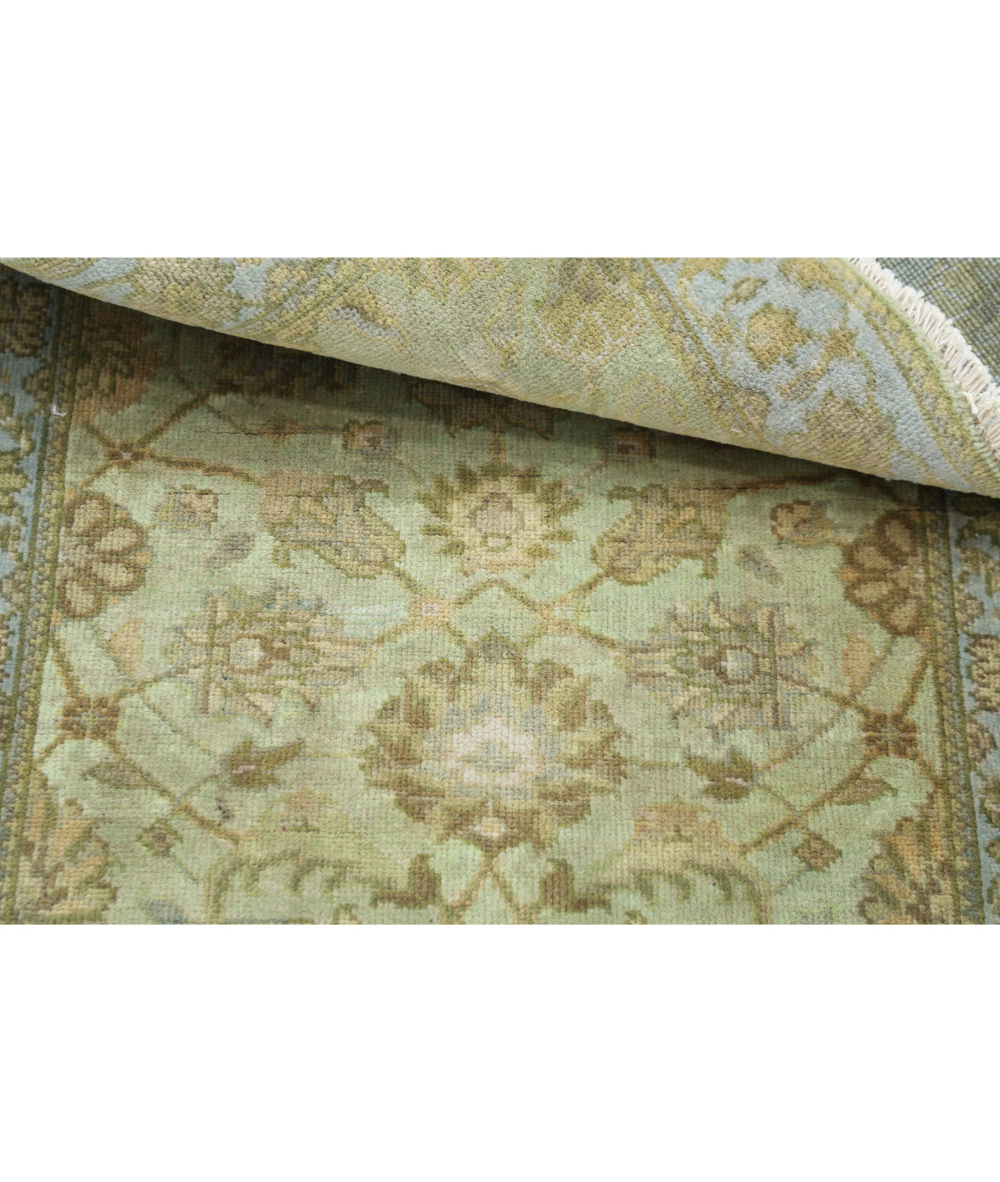 Ziegler 2'0'' X 3'9'' Hand-Knotted Wool Rug 2'0'' x 3'9'' (60 X 113) / Green / N/A