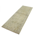 Ziegler 2'8'' X 7'8'' Hand-Knotted Wool Rug 2'8'' x 7'8'' (80 X 230) / Green / Ivory