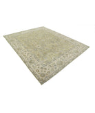 Ziegler 7'9'' X 9'9'' Hand-Knotted Wool Rug 7'9'' x 9'9'' (233 X 293) / Green / Ivory