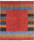 Gabbeh 8'4'' X 9'7'' Hand-Knotted Wool Rug 8'4'' x 9'7'' (250 X 288) / Multi / Multi