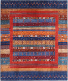 Gabbeh 8'6'' X 10'0'' Hand-Knotted Wool Rug 8'6'' x 10'0'' (255 X 300) / Multi / Multi