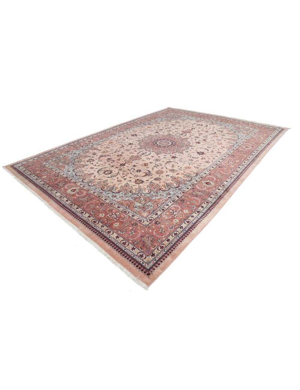 Heritage 9' 11" X 14' 2" Hand-Knotted Wool Rug 9' 11" X 14' 2" (302 X 432) / Rust / Peach