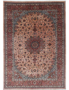 Heritage 9' 11" X 14' 2" Hand-Knotted Wool Rug 9' 11" X 14' 2" (302 X 432) / Rust / Peach