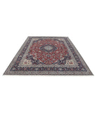 Heritage 8'1'' X 9'11'' Hand-Knotted Wool Rug 8'1'' x 9'11'' (243 X 298) / Red / Blue