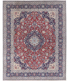 Heritage 8'1'' X 9'11'' Hand-Knotted Wool Rug 8'1'' x 9'11'' (243 X 298) / Red / Blue