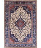 Heritage 6'0'' X 8'11'' Hand-Knotted Wool Rug 6'0'' x 8'11'' (180 X 268) / Ivory / Blue