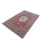 Heritage 4'7'' X 7'1'' Hand-Knotted Wool Rug 4'7'' x 7'1'' (138 X 213) / Red / Blue