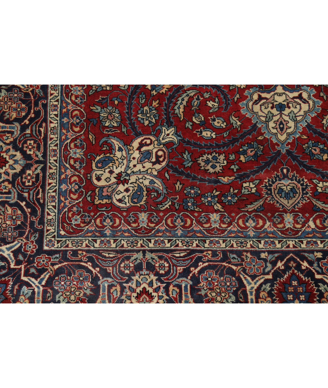 Heritage 4'7'' X 7'1'' Hand-Knotted Wool Rug 4'7'' x 7'1'' (138 X 213) / Red / Blue