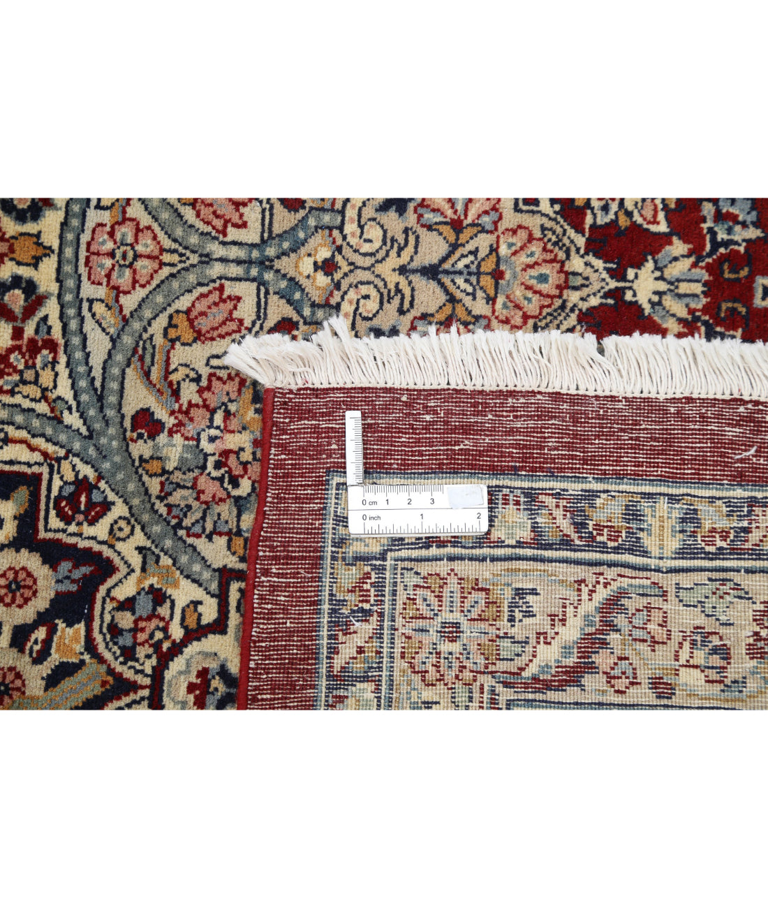 Heritage 12'0'' X 18'3'' Hand-Knotted Wool Rug 12'0'' x 18'3'' (360 X 548) / Red / Blue